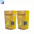 Kraft paper stand up pouch with clear window